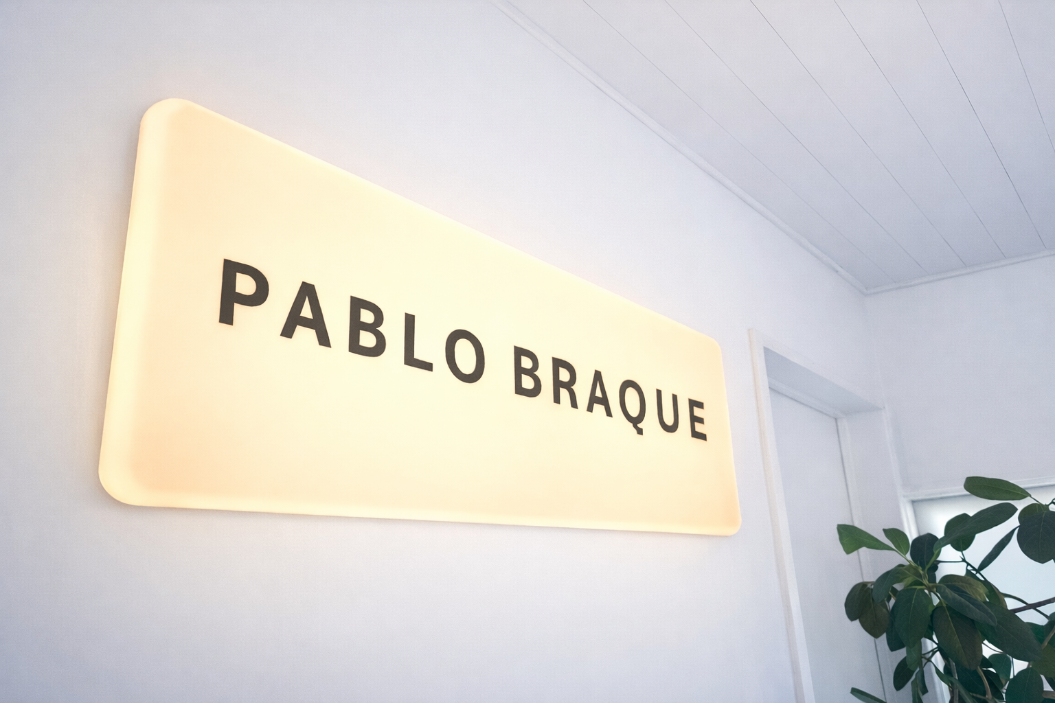 PABLO BRAQUE 看板